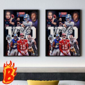 100 Days Away From NFL KICKOFF 2024 Wall Decor Poster Canvas