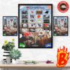 2024 Chicago Bears Schedule NFL Class Of 24 Wall Decor Poster Canvas
