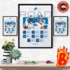 2024 New York Rangers Schedule Eastern Conference Finals Playoffs Shcedule NHL Wall Decor Poster Canvas