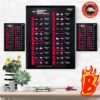 2024 NFL Schedule All The Teams Is Approaching Wall Decor Poster Canvas