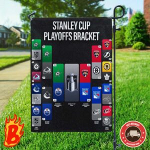 2024 Stanley Cup Playoffs Bracket Schedule Conference Finals NHL Two Sides Garden House Flag