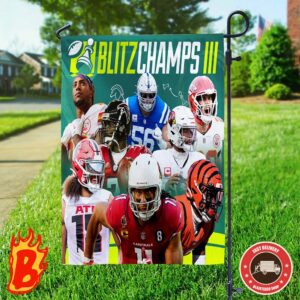 8 NFL Icons Are Going Head To Head Over The Chessboard Blitz Champs III Two Sides Garden House Flag