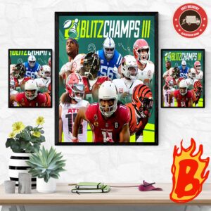 8 NFL Icons Are Going Head To Head Over The Chessboard Blitz Champs III Wall Decor Poster Canvas