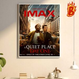 A QUIET PLACE DAY ONE New Poster Only in Theatres June 28 Wall Decor Psoter Canvas