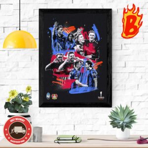 All Ready To Bayer 04 Leverkusen head To Head Atalanta BC At The Conference Finals UEFA Europa League Wall Decor Poster Canvas Wall Decor Poster Canvas