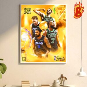 All Ready To Dallas Mavericks Head To Head Boston Celtics On Western Conference Finals NBA Wall Decor Poster Canvas