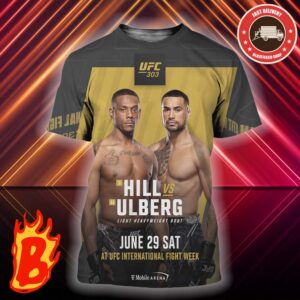 All Ready To Jamahal Hill Head To Head Carlos Ulberg Light Heavyweight Bout At UFC International Fight Week June 29 Sat 3D Shirt