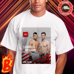 All Ready To Jeka Saragih Head To Head Westin Wilson Featherweight Bout At UFC International Fight Week June 15 Sat Classic T-Shirt