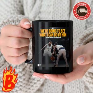 Anthony Edwards Will Be Head To Head Kyrie Irving In Western Conference Finals NBA 2024 Coffee Ceramic Mug