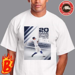 Anthony Volpes From New York Yankees 20 Game Hitting Streak Is The Longest By A Yankee Since 2012 MLB Classic T-Shirt
