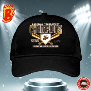 Baseball Tournament Champions 2024 OAC Baldwin Wallace Yellow Jackets Classic Cap Hat Snapback