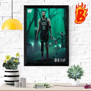 Boston Celtics Beat The Cleveland Cavaliers At NBA Playoffs 2024 Wall Decor Poster Canvas