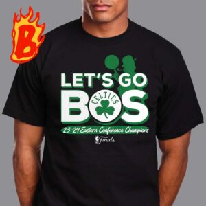 Boston Celtics Let’s Go Boston 2023 2024 Eastern Conference Champions Layup Drill Unisex T-Shirt