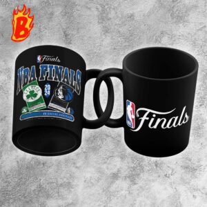 Boston Celtics Vs Dallas Mavericks 2024 NBA Finals Matchup Drive To The Basket Head To Head Coffee Ceramic Mug