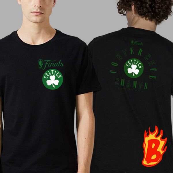 Celebrate Boston Celtics Fanatics 2024 Eastern Conference Champions Perimeter Defense Advanced 2024 NBA Finals Two Sides Print Classic T-Shirt