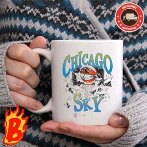 Chicago Sky Shattered Glass Coffee Ceramic Mug