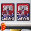 Congrats To Coach Walker And Womens Lacrosse Has Been Taken National Champions Wall Decor Poster Canvas