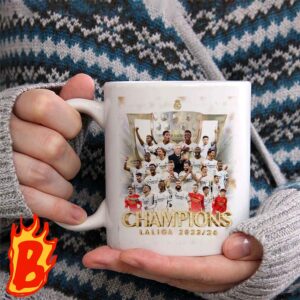 Congrat To Real Madrid Has Been Winner The Laliga Championship 2024 Coffee Ceramic Mug