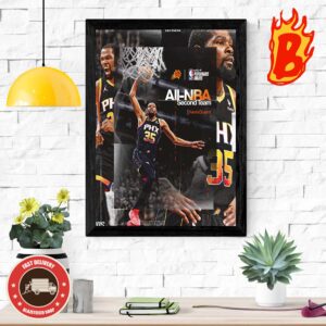 Congrats Kevin Durant From Phoenix Suns Is 2023-2024 All NBA Second Team 2024 Home Decor Poster Canvas