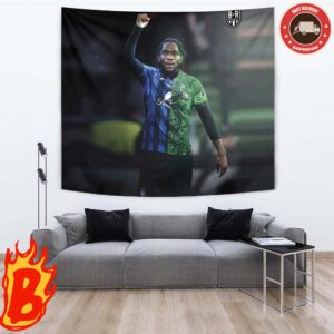 Congrats To Ademola Lookman From Atalanta BC Has Been The First Player To Score A Hat Trick In A UEFA Europa League Final Poster Tapestry