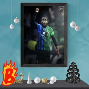 Congrats To Ademola Lookman From Atalanta BC Has Been The First Player To Score A Hat Trick In A UEFA Europa League Final Wall Decor Poster Canvas