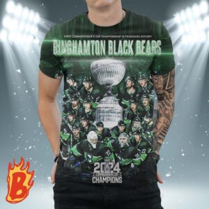Congrats To Binghamton Black Bears Has Been Champpion On Commissiners Cup Championship 2024 3D Shirt