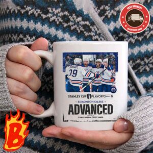 Congrats To Edmonton Oilders Has Been Advanced To Stanley Cup Playoffs 2024 NHL Coffee Ceramic Mug