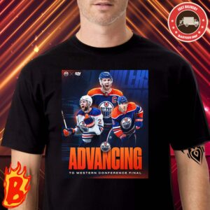 Congrats To Edmonton Oilders Has Been Advanced To Western Conference Finals Stanley Cup Playoffs 2024 NHL Classic T-Shirt