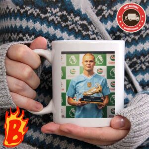 Congrats To Erling Haaland Has Been Taken Two Seasons Two Titles Two Golden Boots Premier League Title At Premier League Coffee Ceramic Mug