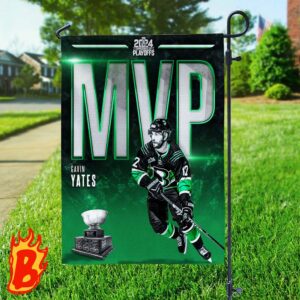 Congrats To Gavin Yates From Binghamton Black Bears Has Been MVP In Commissiners Cup Championship 2024 Two Sides Garden House Flag