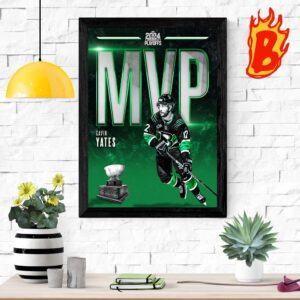 Congrats To Gavin Yates From Binghamton Black Bears Has Been MVP In Commissiners Cup Championship 2024 Wall Decor Poster Canvas