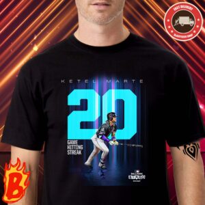 Congrats To Ketel Marte From Arizona Diamondbacks With 20 Game Hitting Streak MLB Classic T-Shirt