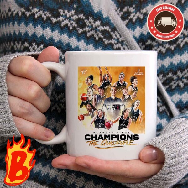 Congrats To London Lions Has Been Playoff Final Champions The Quadruple WNBA 2024 Coffee Ceramic Mug