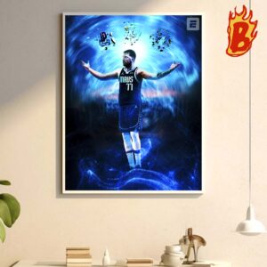 Congrats To Luka Doncic From Dallas Maverick Has Been The Miracle To Takes Down Minnesota Timberwolves In Five Game To Advance Western Conference Finals NBA Wall Decor Poster Canvas