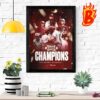 Congrats To Manchester United Has Been Winner The Womens FA Cup For The First Time Wall Decor Poster Canvas