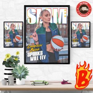 Congrats To SLAM 250 From Cameron Brink Sparks Will Fly Being The Firts SLAM Cover Photographed On Google Pixel Wall Decor Poster Canvas