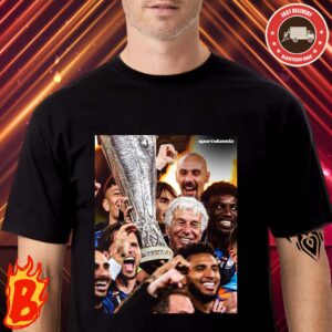 Congratulations Gian Piero Gasperini For Making Atalanta BC UEFA Europa League Champions Classic T-Shirt