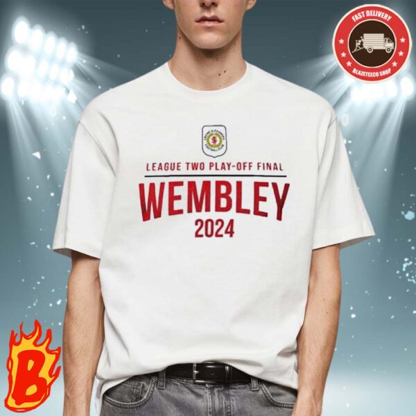 Crewe Alexandra FC League Two Play-Off Final Wembley 2024 English Premier League Classic T-Shirt