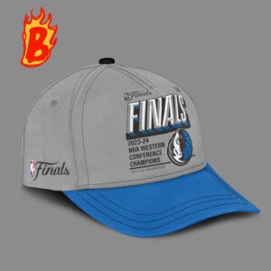 Dallas Mavericks 2024 Western Conference Champions Locker Room Post Up Move Classic Cap Hat Snapback