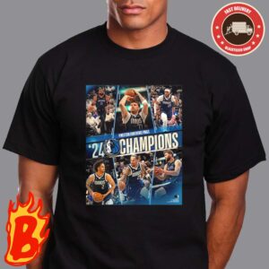 Dallas Mavericks 2024 Western Conference Champions Stylized Photo Classic T-Shirt