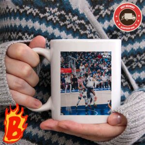 Daniel Gafford Layup Dunk In Game 3 On NBA Western Conference Finals 2024 Dallas Mavericks Vs Minnesota Timberwolves Wall Decor Poster Coffee Ceramic Mug