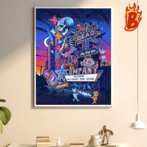 Dead And Company Dead Forever Live At Sphere Las Vegas 2024 May 30 31 And June Wall Decor Poster Canvas