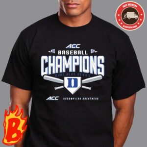 Duke Blue Devils 2024 ACC Baseball Conference Tournament Champions Locker Room Classic T-Shirt