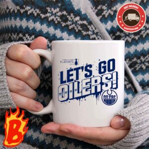 Edmonton Oilers Fanatics Orange 2024 Stanley Cup Playoffs Slogan NHL Coffee Ceramic Mug