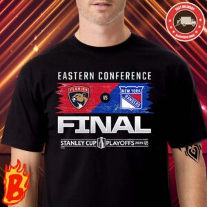 Florida Panthers Head To Head New York Rangers 2024 Eastern Conference Final Matchup NFL Classic T-Shirt