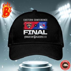 Florida Panthers Head To Head New York Rangers Fanatics Black 2024 Eastern Conference Finals NHL Matchup Classic Cap Hat Snapback