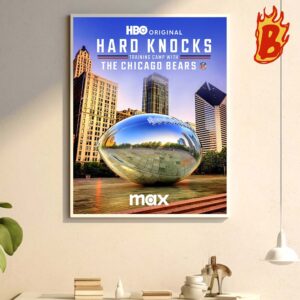 HBO Original Hard Knocks Training Camp With The Chicago Bears NFL Wall Decor Poster Canvas