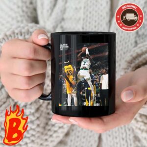 Jaylen Brown Tie The Game For Celtics Clutch Shot In Last Second Eastern Conference Final NBA Playoffs 2023-2024 Coffee Ceramic Mug
