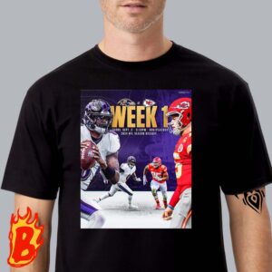 Kansas City Chiefs And Baltimore Ravens Will Start Kicking Week 1 Off The NFL Season 2024 Classic T-Shirt