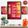 NFL Schedule All The Teams Release On Sunday Night Football All Game On NBC Wall Decor Poster Canvas